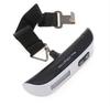 Balança portátil de alta precisão digital com visor LCD, mala de viagem, bolsa suspensa, balança de gancho, ferramentas de balança, 110 lb/50 kg