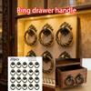 6-20pcs Vintage Bronze Drawer Pulls - 4Cm Antique Cabinet Knobs With Installation Hardware, Decorative Furniture Handles