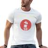 Vacuum Tube Analog Distressed Effect TShirt Sports Casual Breathable Tee Shirt