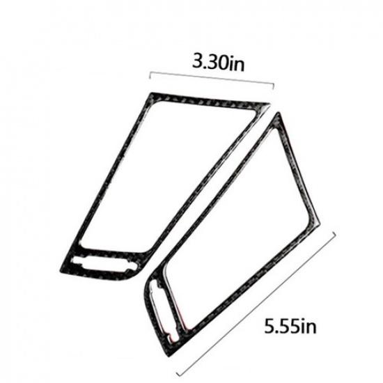 Carbon Fiber Center Air Vent Outlet Cover Trim For Infiniti Q50 Q60 2014-