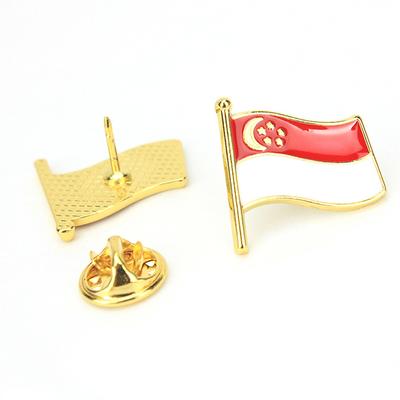 Odznak Vlajka Singapuru Odznak Vlajka Krajiny Smaltovaný Špendlík Brošňa Národná Vlajka Odznak na Klopu Kolekcie Šperky Doplnky