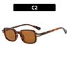 Square sunglasses new simple retro European and American fashion sunglasses UV-proof sunglasses concave shape