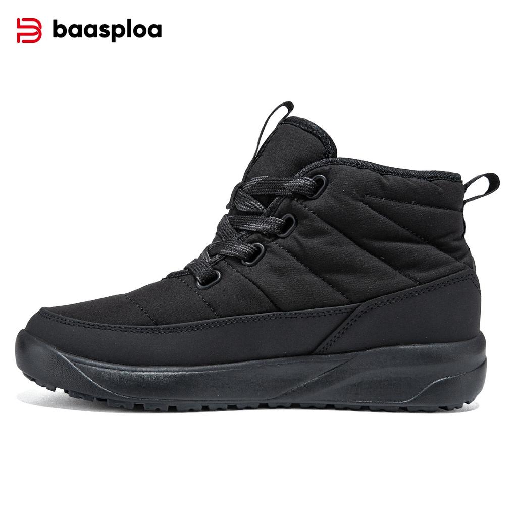 Women's snow boots outdoor waterproof non-slip warm short boots women's  casual hiking shoes cold-proof boots wool lining short barrel winter boots