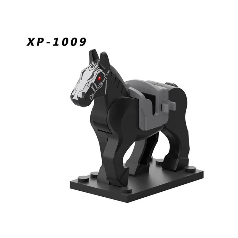 Military Building Blocks Solider Figures Mount War Horse Saddle Reins Adults Children Gifts Toys Animal Accessories Equipments