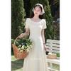 Elegant French Style A-Line Summer Dress