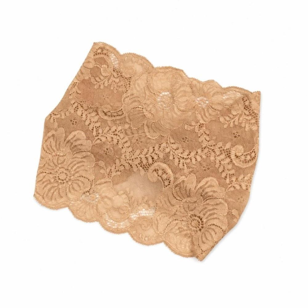Thin Style Lace Ruffled Headband Elasticity Pleated Headband Floral Hair Accessory Party Wear