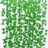 60/30/20/10/2M Artificial Plant Green Ivy Leaf Garland Fake Plant Creeper Hanging Vines Outdoor DIY Garden Wedding Party Decor