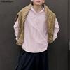 INCERUN Men Lapel Neck Long Sleeve Striped Button Up Casual Shirts Tops