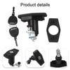 Compartment Door Lock Lock Lockpick Push Door Lock Camper Lock Fitting Gasket Screws Outdoor Use Quick Fitting