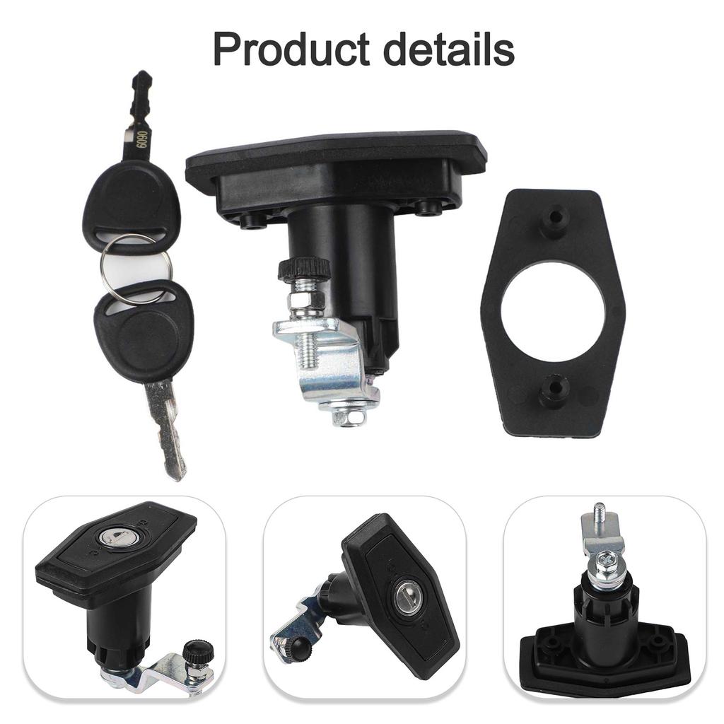 Compartment Door Lock Lock Lockpick Push Door Lock Camper Lock Fitting Gasket Screws Outdoor Use Quick Fitting
