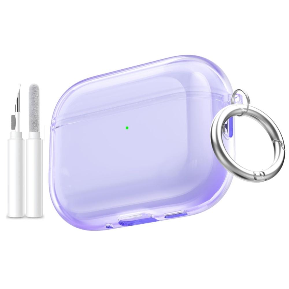 For Apple Airpods Pro 3 Case Cover 2025 Clear Magnetic Automatic Lock Case with Phone Stand &Cleaning Kit for Airpods Pro 3 Case