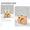 Cute high-end bathroom toothbrush holder, washbasin, creative and cute, with a movable toothbrush storage base bracket