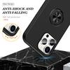 For iPhone 16 Pro Case Kickstand PC+TPU Phone Cover Magnetic Car Mount