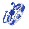 Qatar World Cup Woven Bracelet, Time Gem Team Logo Paracord Fan Support