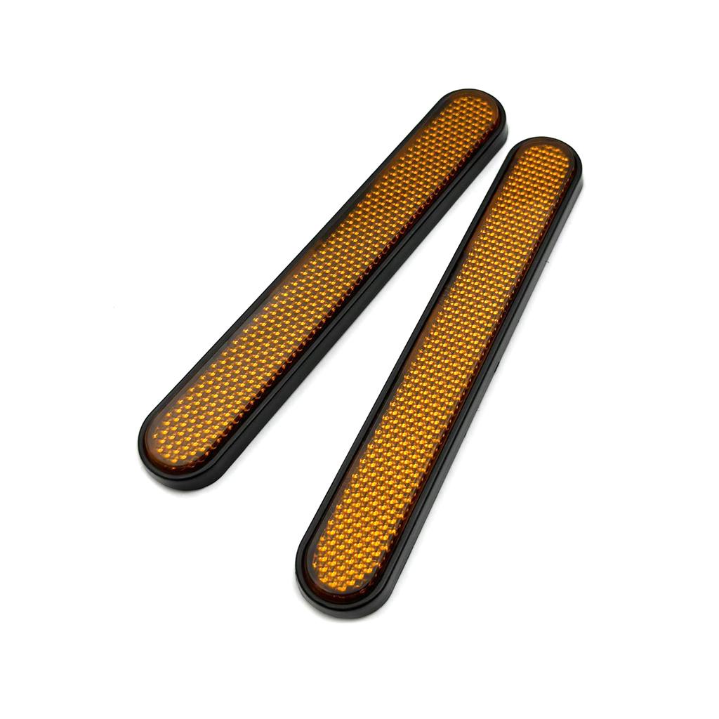 Motorcycle Front Fork Reflector Sticker Lower Legs Slider Safety Warning For Harley Dyna Softail Sportster 883 1200 Fatboy