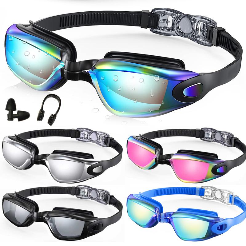 Adult Swimming Goggles: Waterproof, Anti-Fog, Hd, Electroplated, Unisex, Uv Protection