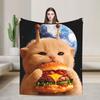 Stairway to Heaven Cat Throw Blanket Warm Graphic Blankets For Couch Chair Travel Car Flannel Bedspread Bed Cover