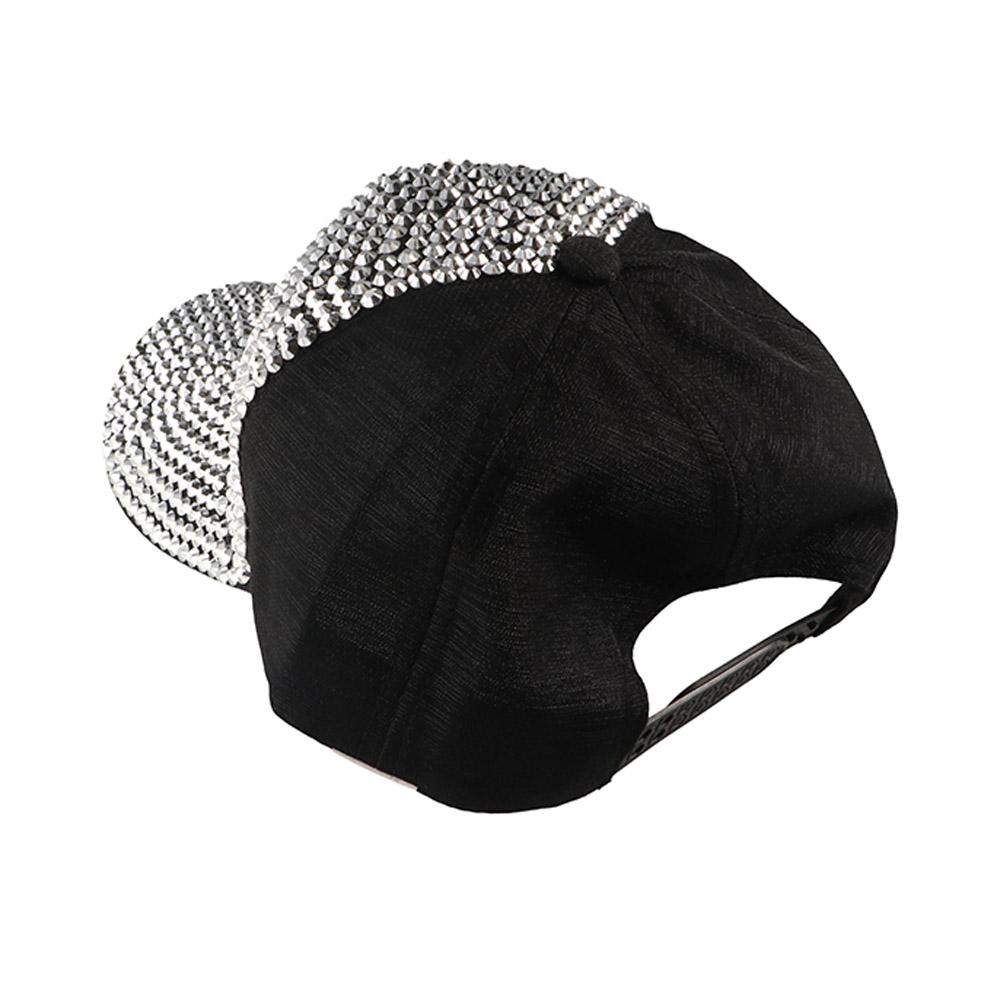 Cotton Sun Hat  Peaked Cap Retro Rhinestones Baseball Cap  Girl