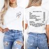 Jesus Paid It All Print Women TShirt Bible Verse Shirts Casual Short Sleeve Tops Trendy Christian Street Faith Female Clothes