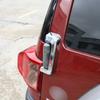 For Toyota FJ Cruiser 2007- ABS Silver Rear Tailgate Trunk Hinge Cover Trim