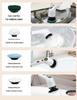 Electric 8-in-1 Retractable Cleaning Brush with LCD Display