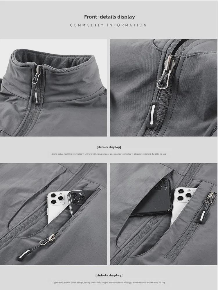 Men's Double-Sided Polar Fleece Vest - Windproof, Warm, and Plush for Autumn/Winter Outdoor Activities