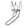 Basketball Return Attachment for Hoop Carbon Steel Heavy Duty Basketball Rebounder Training Accessories with 3 Stable Large Hooks