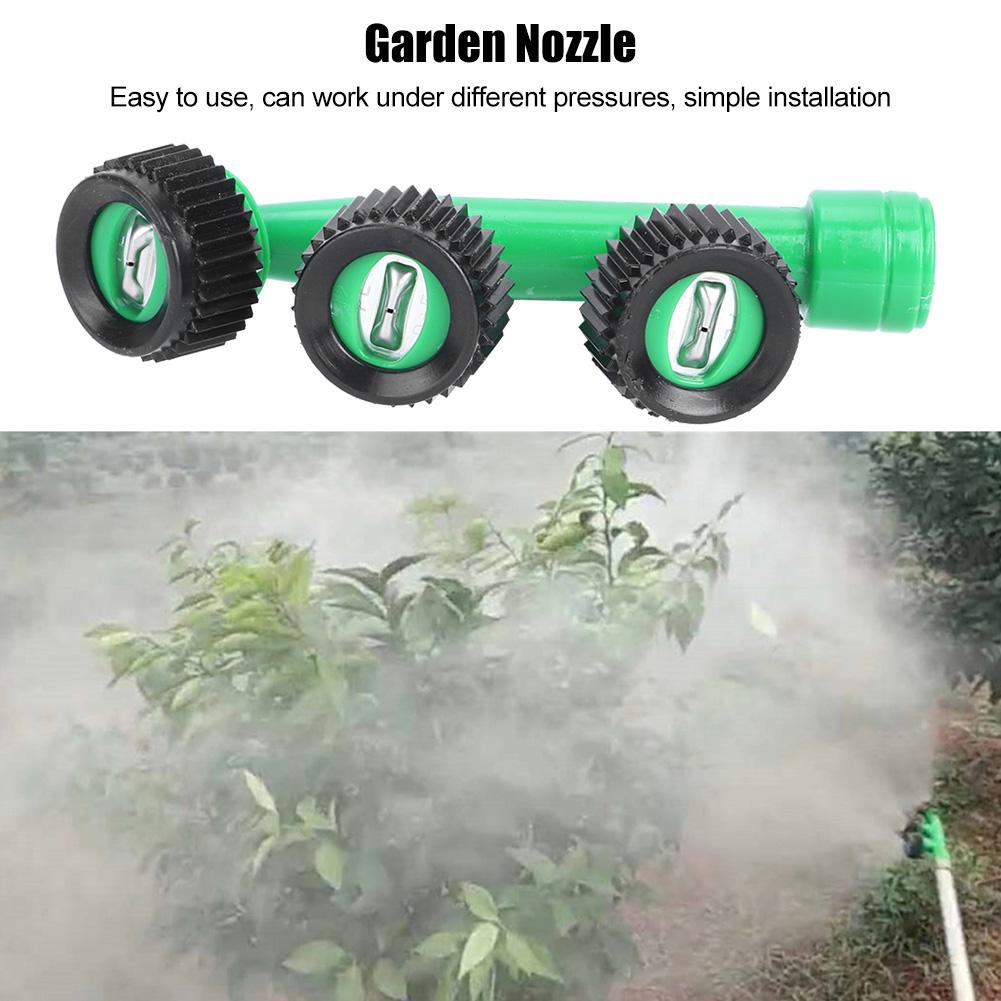 3 Head Fan Shaped Garden Misting Nozzle Electric Sprayer Pesticide Atomizing Nozzle for Garden