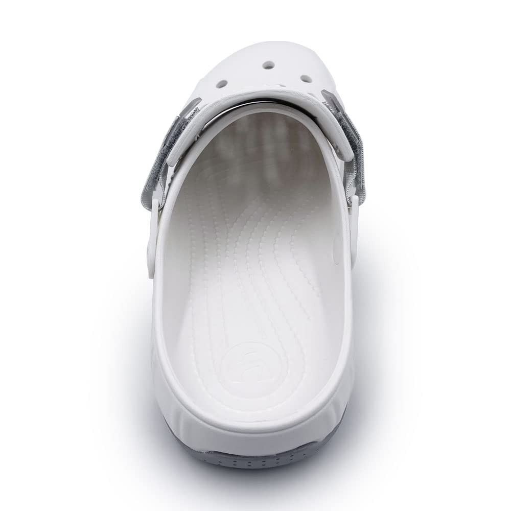 Amozi and Clog Perfect for Outdoor and CL304 Size Men's Women's Sandals, Casual, Fashionable, Breathable, Wear, Beach, River, Summer. White, 27.0cm.