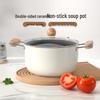 Ceramic Glaze Non-Stick Stockpot & Steamer