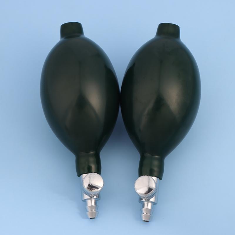 Tamsiai žalias pripūtimo balionėlis oro pompa sfigmomanometrui kraujospūdžio matuokliui nešiojamas sveikatos priežiūros priedas rutulys metaliniai vožtuvai