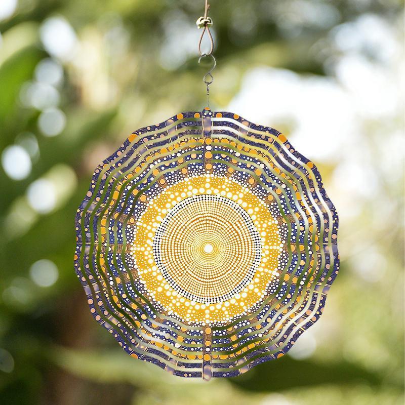 10-calowy wiszący wiatraczek z hakiem obracającym się o 360 stopni do dekoracji balkonu i ogrodu, dekoracja zewnętrzna na wiosnę i lato