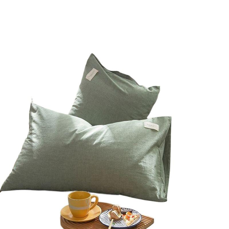 Premium 100% Cotton Pillowcase Pair 48x74cm for Home or Student Use