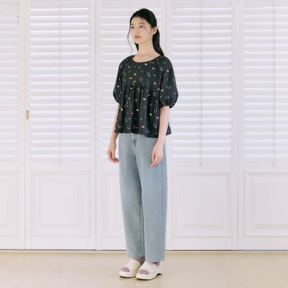 Thursday Island Women Blouson Back Neck Hole Pattern Blouse T264mbl264w