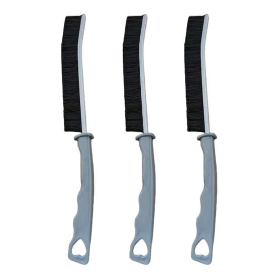 3Pcs Crevice Cleaning Brush Tight Spaces Hard Bristle Cleaning Brush Multi-Functional Cleaning Tool Household Cleaning Supplies