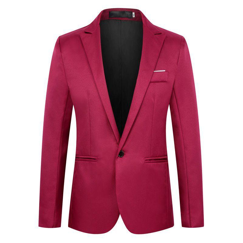 Suit New Fashion Men's Business Casual Suit Slim Fit Small Blazer