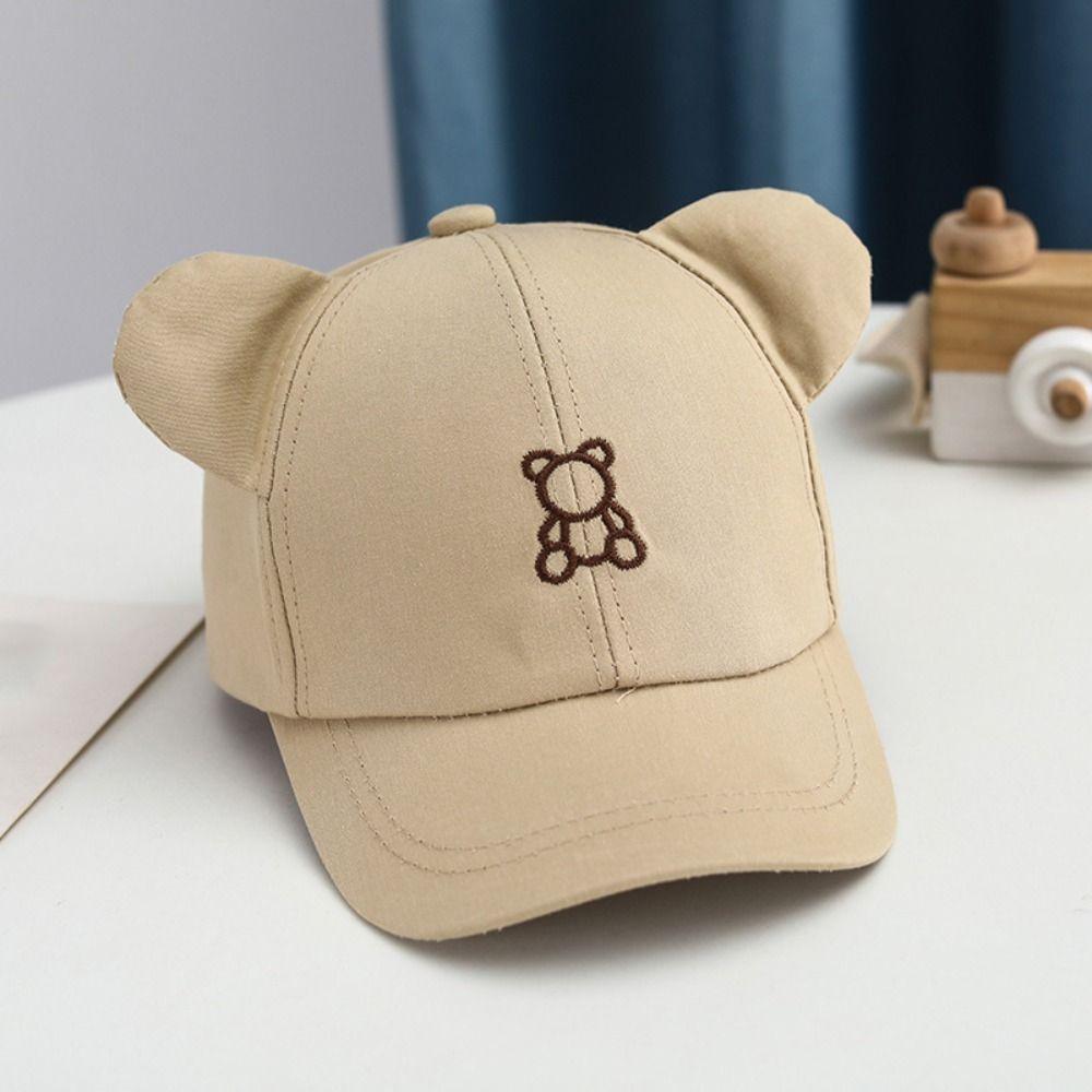 Adjustable Baby Baseball Hat Cute Children Sports Hats Simple Baby Sun Visor Hat Travel