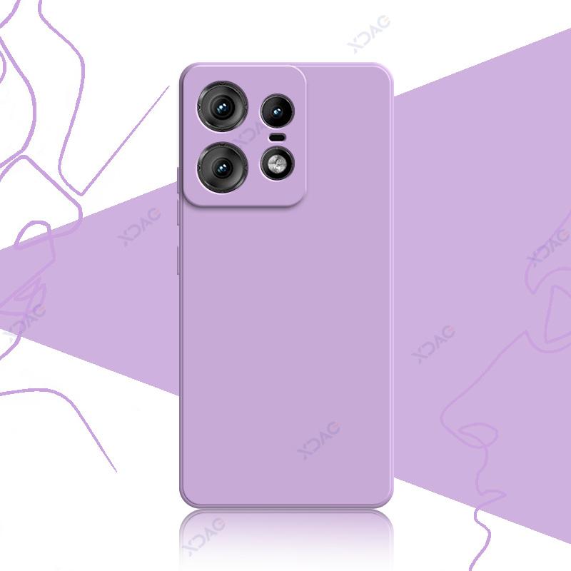 

Чехлы для мобильных телефонов Motorola Edge 50 Pro Moto Edge50Pro 5G 6,7 Мягкие роскошные квадратные жидкие силиконовые задние крышки Armor Moto Edge 50 Pro 5G фиолетовый