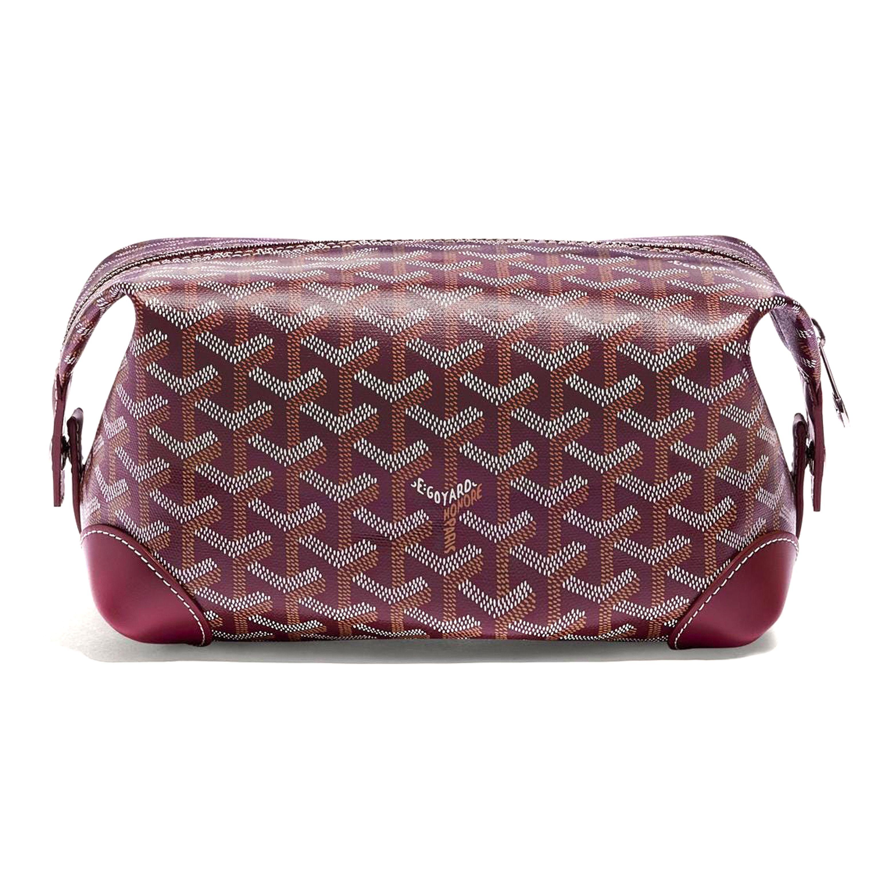 

Goyard Monogram Zip Travel Toiletry Bag Unisex toiletry bag Burgundy BOEING025TY-33CL33P Basic Set (Bag+Dust Bag)