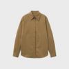 NOIRER FOR WOMAN Cotton Loose Fit Classic Shirt (Brown)