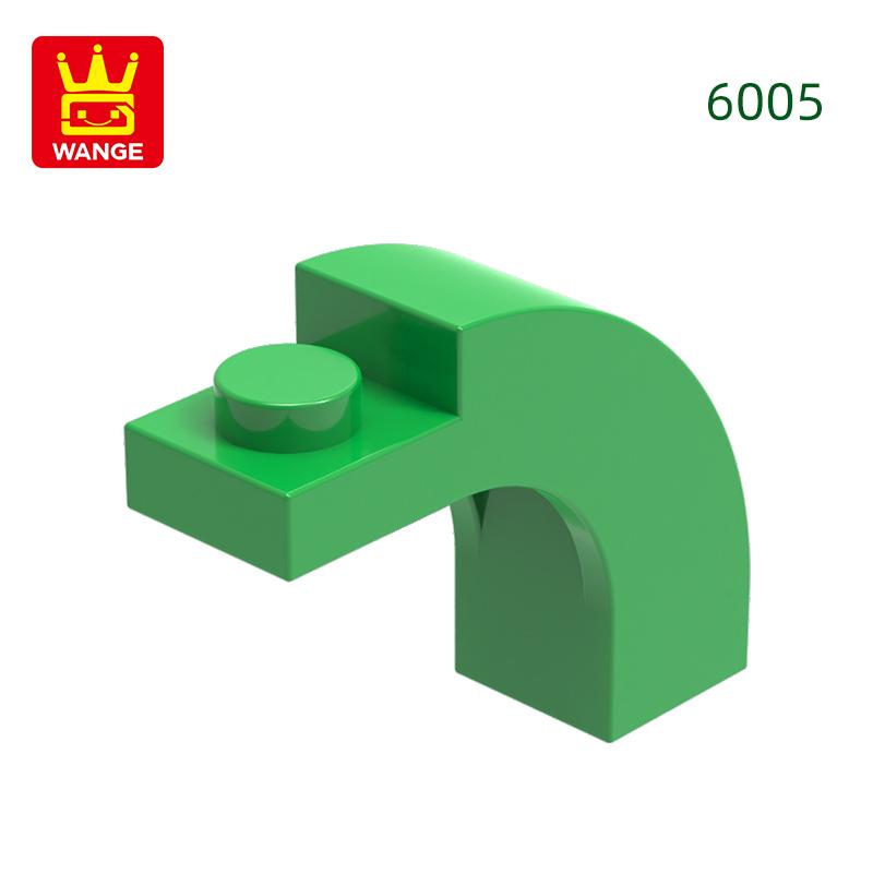 98 Stück/Los 6005 Bogen 1x3x2 Gebogene Oberseite Baustein Moc-Anbauteile Kompatibel mit Ziegel Kinder Spielzeug Geschenkbox