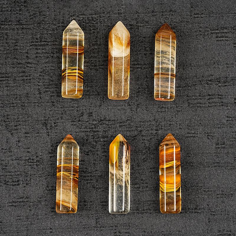 Hexagonal Single Pointed, Skin, 328mm, Decorative Natural for Home Collection and Display One Size