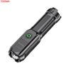 Light Super  Zoom Waterproof LED Flashlight Rechargeable Fishing Hunting Wild Camping Lumens Tactical Flashlight Retractable