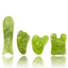 Natural Green Jade Gua Sha Board For Face Scraping Stone Plate Scrapers Facial Lift Body Back Massage Skin Care Tools