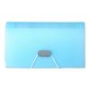1PC 13 Cell A6 Mini Lanyard Organ Bag Office File Storage Candy Color Ticket Folder Transparent Folder