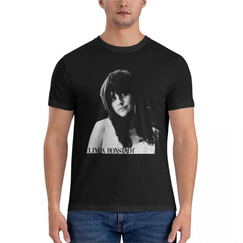men tshirt Linda Ronstadt Retro portrait Essential TShirt mens t shirt sports fan tshirts summer male teeshirt