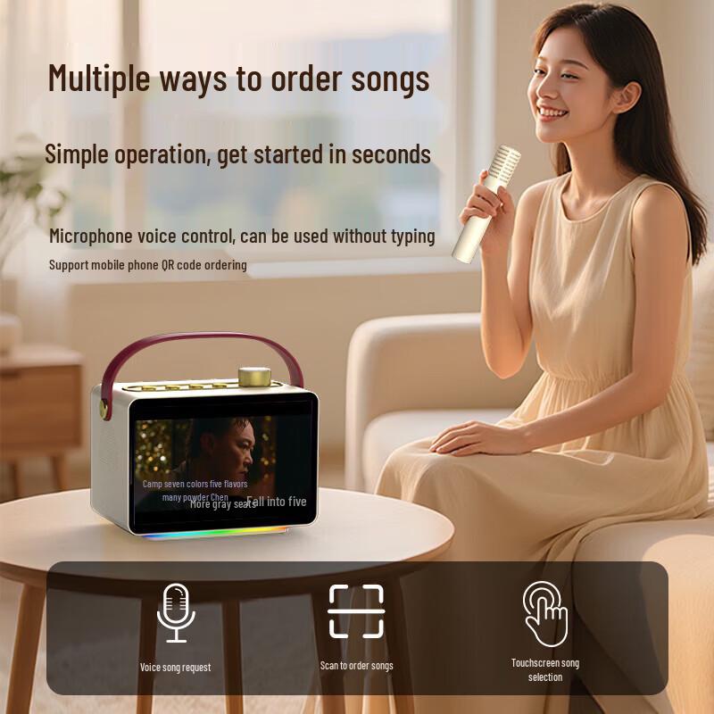 Newmine KK19 Smart Karaoke Cinema Bluetooth Speaker CN Plug (adapter Included)