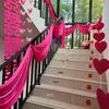 Double Happiness Wedding Stair Handrail Decoration Kit