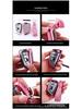 KAKTUS Rhinestone Car Key Shell Cover with Buckle for BMW 7 Series - Women's Protective Case