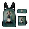 Classic Roald Dahl's Matilda the Musical 3D Print 3pcs/Set School Bags Laptop Daypack Backpack Inclined shoulder bag Pencil Case